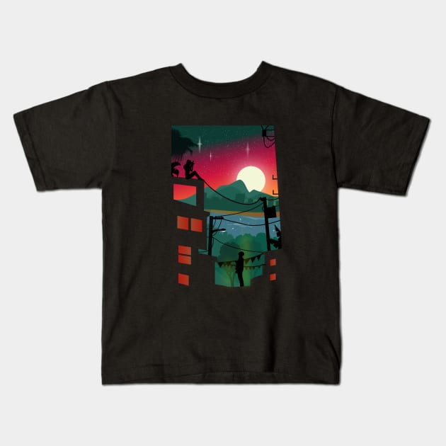 DIFFERENT VIEWS Kids T-Shirt by VISUALIZED INSPIRATION